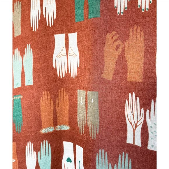 Nice Things Woodland Print Long Sleeve Blouse - Picture 6 of 8